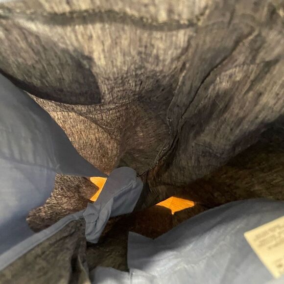 Riviera Red Pants Mens 31R Italian Linen Chambray Flat Front Unstructured - Picture 6 of 9